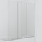 vidaXL - Douchewand - inklapbaar - 3 - panelen - 130x138 - cm - ESG