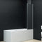 vidaXL - Douchewand - inklapbaar - 3 - panelen - 130x138 - cm - ESG
