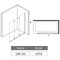 vidaXL - Douchewand - inklapbaar - 3 - panelen - 130x138 - cm - ESG