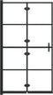 vidaXL - Douchewand - inklapbaar - 80x140 - cm - zwart