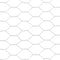 vidaXL Draadgaas hexagonaal 25x0.5 m staal met PVC coating grijs
