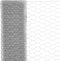 vidaXL Draadgaas hexagonaal 25x0.75 m staal met PVC coating grijs