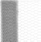 vidaXL Draadgaas hexagonaal 25x0.75 m staal met PVC coating grijs