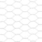 vidaXL Draadgaas hexagonaal 25x0.75 m staal met PVC coating grijs