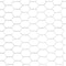 vidaXL Draadgaas hexagonaal 25x1.2 m gegalvaniseerd staal zilver