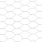 vidaXL Draadgaas hexagonaal 25x1.5 m staal met PVC coating grijs