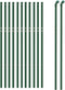 vidaXL - Draadgaashek - 0,8x25 - m - gegalvaniseerd - staal - groen