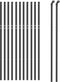 vidaXL - Draadgaashek - 1,1x25 - m - gegalvaniseerd - staal - antracietkleurig