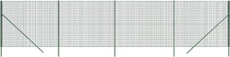 vidaXL - Draadgaashek - 1,6x10 - m - gegalvaniseerd - staal - groen