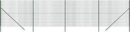 vidaXL - Draadgaashek - 1,8x10 - m - gegalvaniseerd - staal - groen