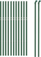vidaXL - Draadgaashek - 1x25 - m - gegalvaniseerd - staal - groen