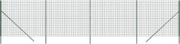 vidaXL - Draadgaashek - 2,2x10 - m - gegalvaniseerd - staal - groen