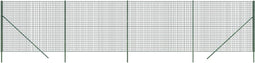 vidaXL - Draadgaashek - 2,2x10 - m - gegalvaniseerd - staal - groen