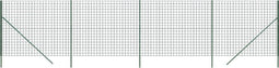 vidaXL - Draadgaashek - 2x10 - m - gegalvaniseerd - staal - groen
