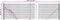 vidaXL - Draadgaashek - met - flens - 0,8x10 - m - antracietkleurig