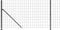 vidaXL - Draadgaashek - met - flens - 0,8x10 - m - antracietkleurig