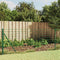 vidaXL - Draadgaashek - met - flens - 0,8x25 - m - groen