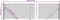 vidaXL - Draadgaashek - met - flens - 0,8x25 - m - groen