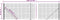 vidaXL - Draadgaashek - met - flens - 0,8x25 - m - groen