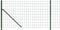 vidaXL - Draadgaashek - met - flens - 0,8x25 - m - groen