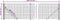 vidaXL - Draadgaashek - met - flens - 1,1x10 - m - groen