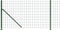 vidaXL - Draadgaashek - met - flens - 1,1x10 - m - groen