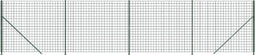 vidaXL - Draadgaashek - met - flens - 1,6x10 - m - groen