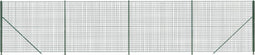 vidaXL - Draadgaashek - met - flens - 1,6x10 - m - groen