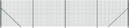 vidaXL - Draadgaashek - met - flens - 1,8x10 - m - groen