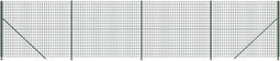 vidaXL - Draadgaashek - met - flens - 1,8x10 - m - groen
