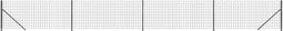 vidaXL - Draadgaashek - met - flens - 1x10 - m - antracietkleurig