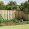vidaXL - Draadgaashek - met - flens - 1x25 - m - groen