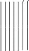 vidaXL - Draadgaashek - met - flens - 2,2x10 - m - antracietkleurig
