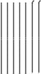 vidaXL - Draadgaashek - met - flens - 2,2x10 - m - antracietkleurig