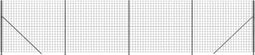 vidaXL - Draadgaashek - met - flens - 2x10 - m - antracietkleurig