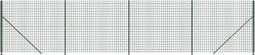 vidaXL - Draadgaashek - met - flens - 2x10 - m - groen