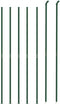 vidaXL - Draadgaashek - met - flens - 2x10 - m - groen