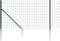 vidaXL - Draadgaashek - met - grondankers - 0,8x25 - m - groen