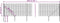 vidaXL - Draadgaashek - met - grondankers - 1,1x10 - m - groen
