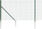 vidaXL - Draadgaashek - met - grondankers - 1,1x10 - m - groen