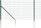vidaXL - Draadgaashek - met - grondankers - 1,1x10 - m - groen