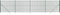 vidaXL - Draadgaashek - met - grondankers - 1,4x10 - m - groen