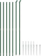 vidaXL - Draadgaashek - met - grondankers - 1,6x10 - m - groen
