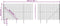 vidaXL - Draadgaashek - met - grondankers - 1,6x10 - m - antracietkleurig