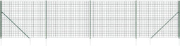 vidaXL - Draadgaashek - met - grondankers - 2x10 - m - groen