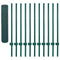 vidaXL - Draadgaashek - met - palen - 25x0,75 - m - staal - groen