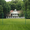 vidaXL - Draadgaashek - met - palen - 25x2 - m - staal - groen