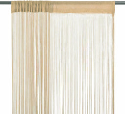 vidaXL - Draadgordijnen - 100x250 - cm - beige - 2 - st