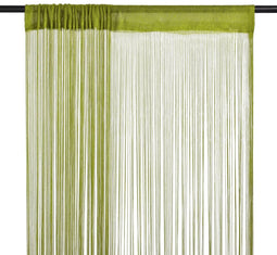 vidaXL - Draadgordijnen - 100x250 - cm - groen - 2 - st