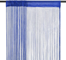 vidaXL - Draadgordijnen - 140x250 - cm - blauw - 2 - st